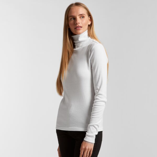 AS Colour AS Colour Womens Turtle Neck Long Sleeved Tee 4032 AS Colour Womens Turtle Neck Long Sleeved Tee Thumbnail