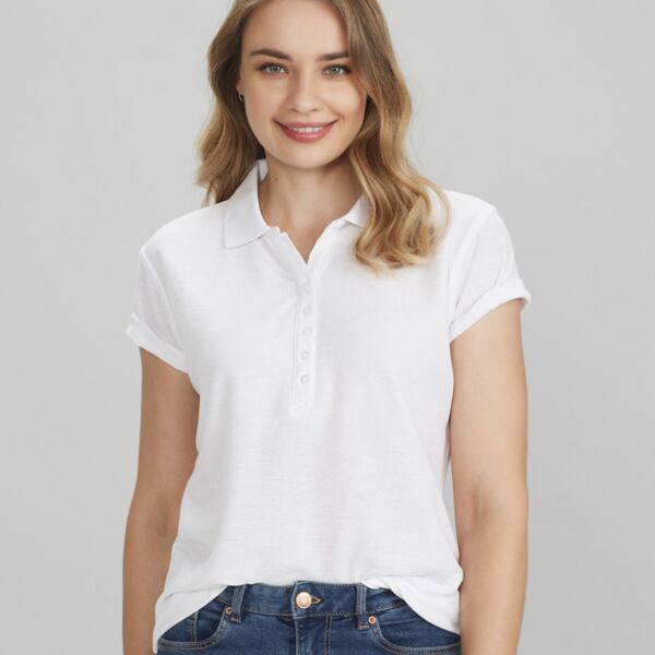 Biz Collection Biz Collection Ladies Crew Polo P400LS Biz Collection Ladies Crew Polo Thumbnail