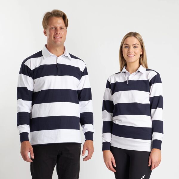 Cloke Cloke Mens Striped Rugby Jersey RJS Cloke Mens Striped Rugby Jersey Thumbnail