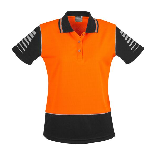 Syzmik Syzmik Womens Hi Vis Zone Polo ZHL236 Syzmik Womens Hi Vis Zone Polo Thumbnail