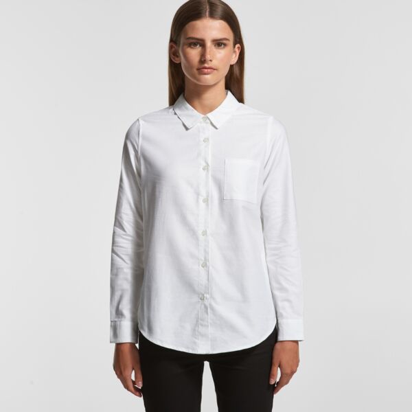 AS Colour AS Colour Womens Oxford Long Sleeve Shirt 4401 AS Colour Womens Oxford Long Sleeve Shirt Thumbnail