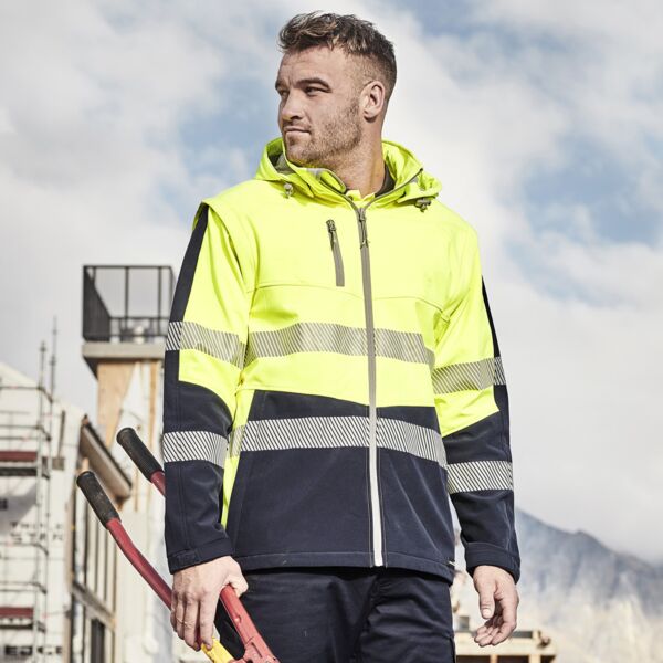 Syzmik Syzmik Unisex Streetworx 2 In 1 Stretch Softshell Jacket ZJ453 Syzmik Unisex Streetworx 2 In 1 Stretch Softshell Jacket Thumbnail