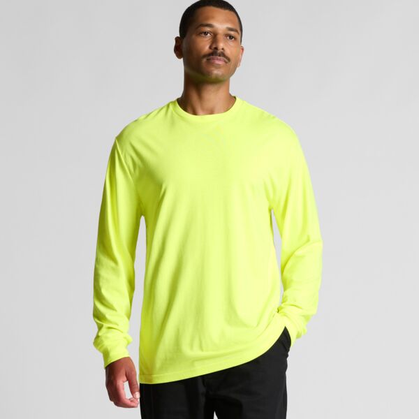 AS Colour AS Colour Mens Block Safety Long Sleeved Tee 5054F AS Colour Mens Block Safety Long Sleeved Tee Thumbnail