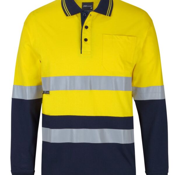 JB's wear JB's Hi Vis Longsleeve (D+N) Cotton Polo 6DCPL JB's Hi Vis Longsleeve (D+N) Cotton Polo Thumbnail