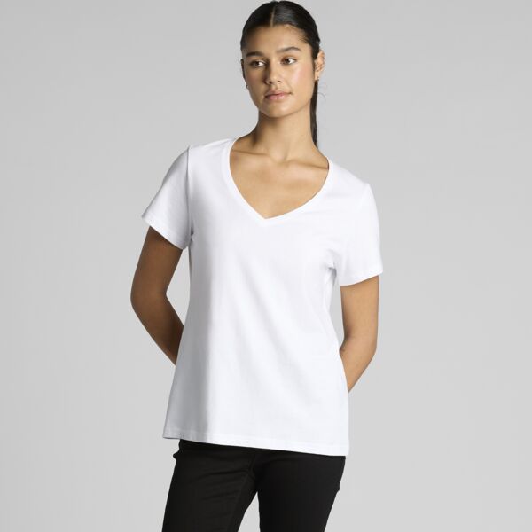 AS Colour AS Colour Womens Maple V Neck Tee 4023 AS Colour Womens Maple V Neck Tee Thumbnail