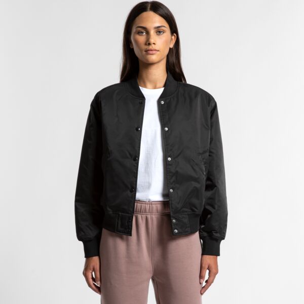 AS Colour AS Colour Women's College Bomber Jacket 4511 AS Colour Women's College Bomber Jacket Thumbnail