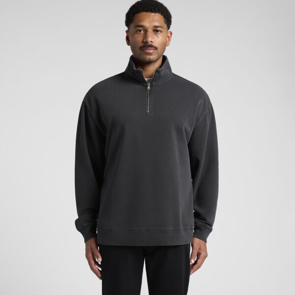 AS Colour AS Colour Mens Relax Faded Half Zip 5167 AS Colour Mens Relax Faded Half Zip Thumbnail