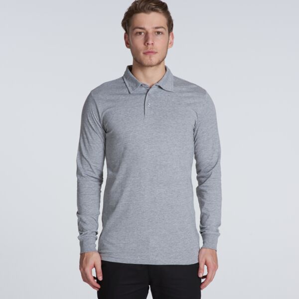 AS Colour AS Colour Mens Chad Longsleeve Polo 5404 AS Colour Mens Chad Longsleeve Polo Thumbnail