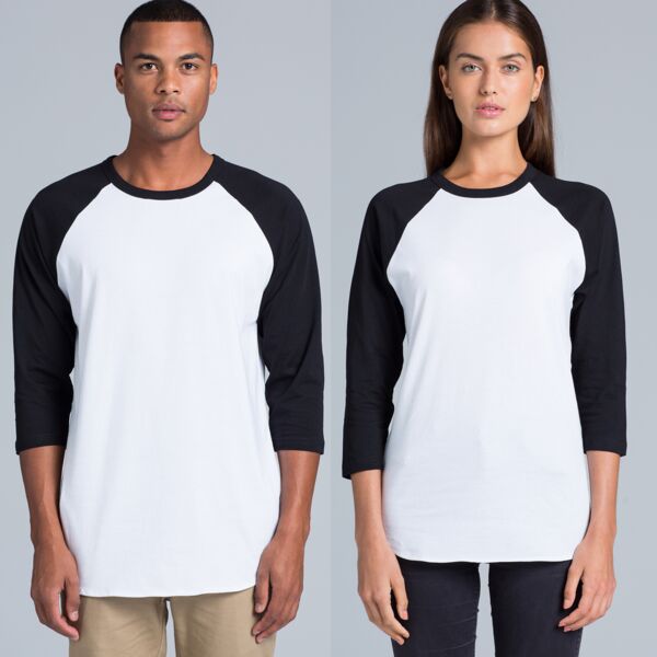 AS Colour AS Colour Mens Raglan Tee 5012 AS Colour Mens Raglan Tee Thumbnail