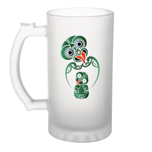 HEI TIKI - Frosted Glass Beer Mug Thumbnail