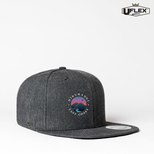HIKURANGI E.C - U Flex Snap Back Flat Peak Cap Thumbnail