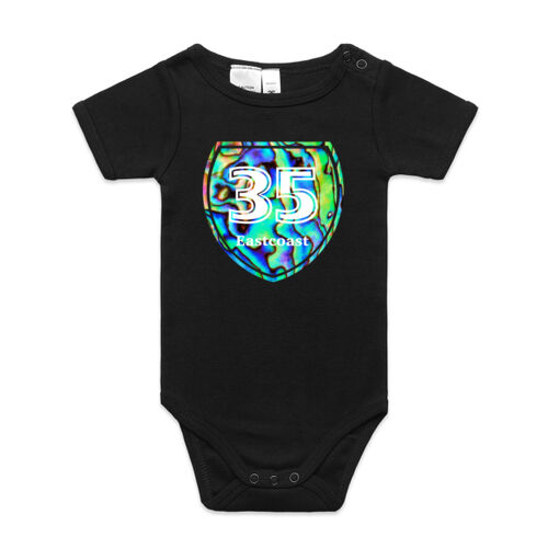 EASTCOAST 35 PAUA - AS Colour Organic Infant Mini-Me One-Piece Thumbnail
