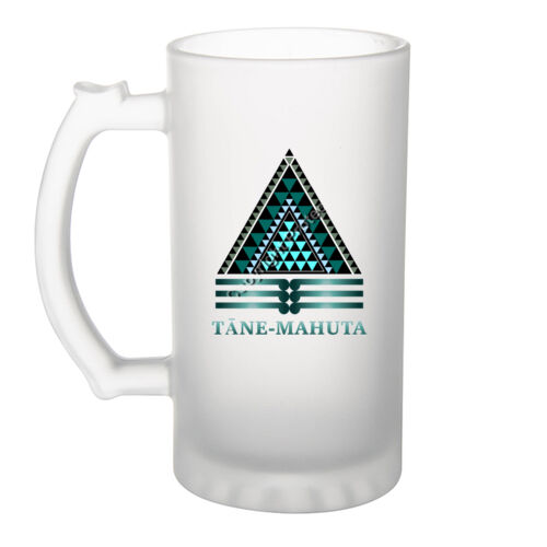 TĀNE-MAHUTA - Frosted Glass Beer Mug Thumbnail
