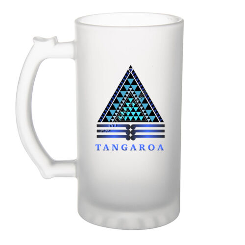 TANGAROA - Frosted Glass Beer Mug Thumbnail