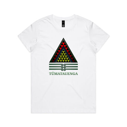 TŪMATAUENGA - AS Colour Womens Maple Tee Thumbnail