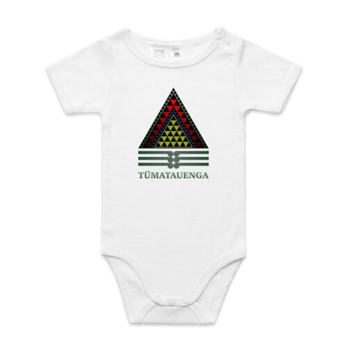 TŪMATAUENGA - AS Colour Organic Infant Mini-Me One-Piece Thumbnail
