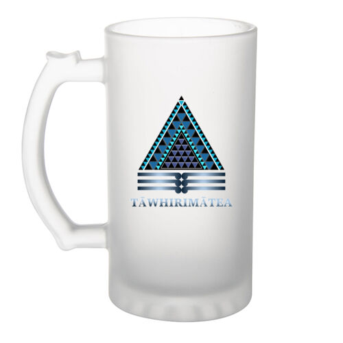 TĀWHIRIMĀTEA - Frosted Glass Beer Mug Thumbnail