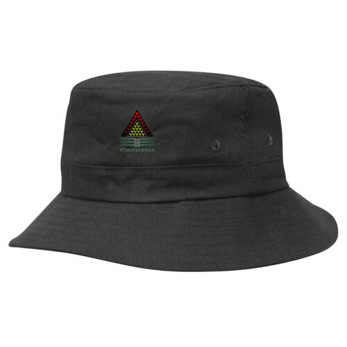 TŪMATAUENGA - Kids Twill Bucket Hat w/Toggle Thumbnail