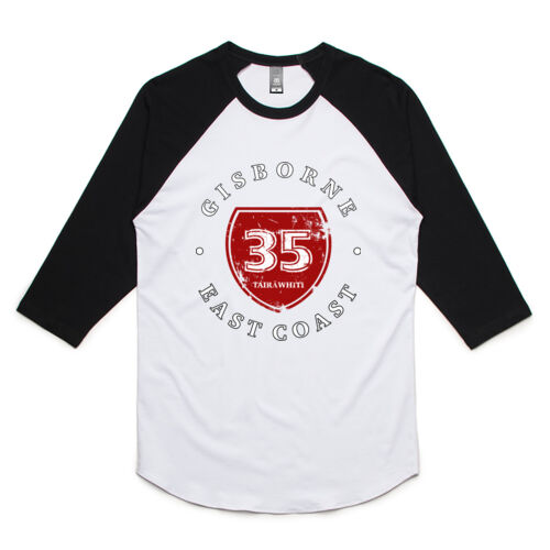 GISBORNE 35 - AS Colour Mens Raglan Tee Thumbnail