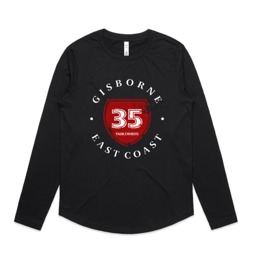 GISBORNE 35 - AS Colour Womens Curve Longsleeve Tee Thumbnail