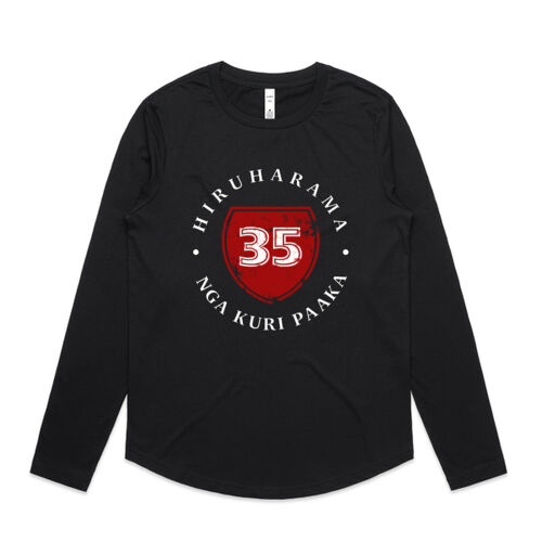 HIRUHARAMA 35 - AS Colour Womens Curve Longsleeve Tee Thumbnail