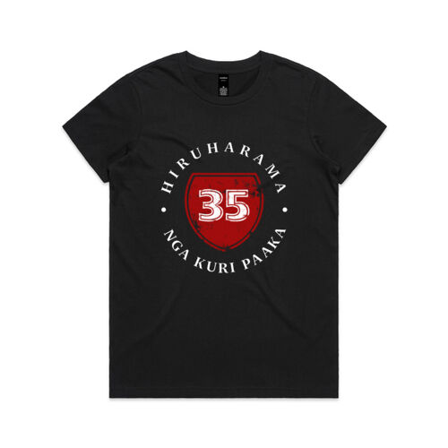 HIRUHARAMA 35 - AS Colour Womens Maple Tee Thumbnail
