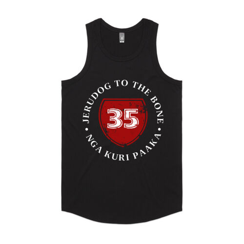 JERUDOG TO THE BONE 35 - AS Colour Mens Authentic Singlet Thumbnail