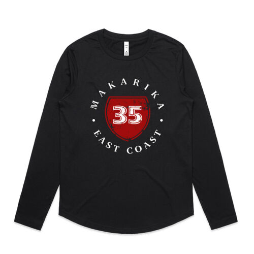 MAKARIKA 35 - AS Colour Womens Curve Longsleeve Tee Thumbnail
