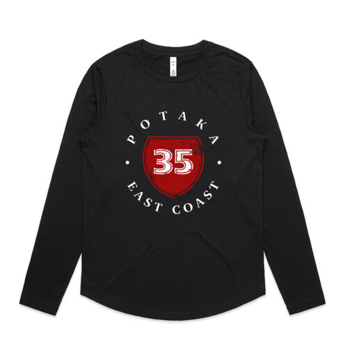 POTAKA 35 - AS Colour Womens Curve Longsleeve Tee Thumbnail
