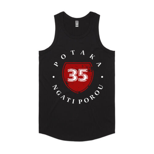 POTAKA NGATI POROU 35 - AS Colour Mens Authentic Singlet Thumbnail