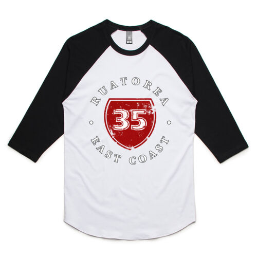 RUATOREA 35 - AS Colour Mens Raglan Tee Thumbnail