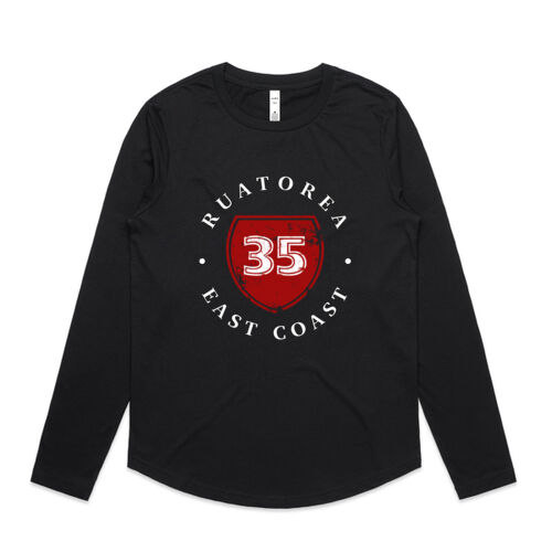 RUATOREA 35 - AS Colour Womens Curve Longsleeve Tee Thumbnail