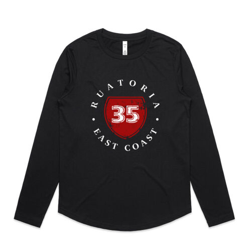RUATORIA 35 - AS Colour Womens Curve Longsleeve Tee Thumbnail