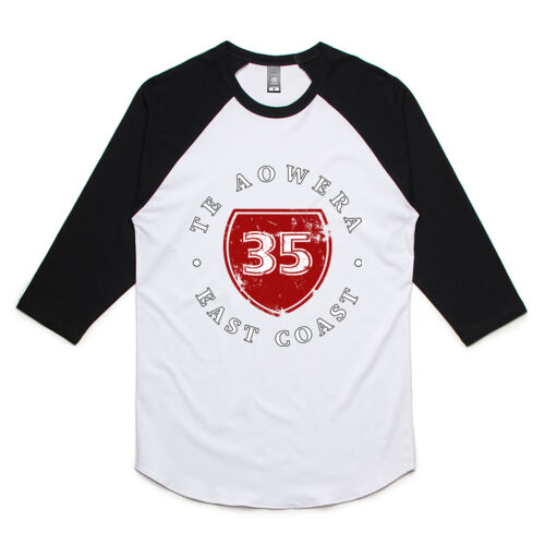 TE AOWERA 35 - AS Colour Mens Raglan Tee Thumbnail