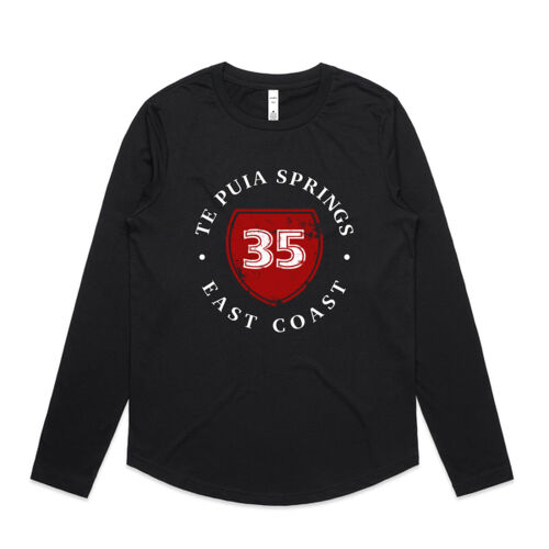 TE PUIA SPRINGS 35 - AS Colour Womens Curve Longsleeve Tee Thumbnail