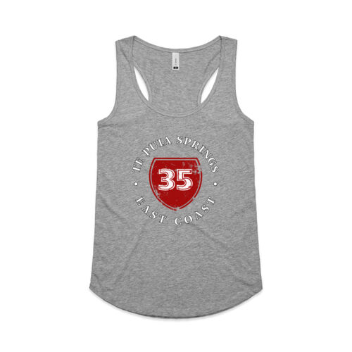 TE PUIA SPRINGS 35 - AS Colour Womens Yes Racerback Singlet Thumbnail