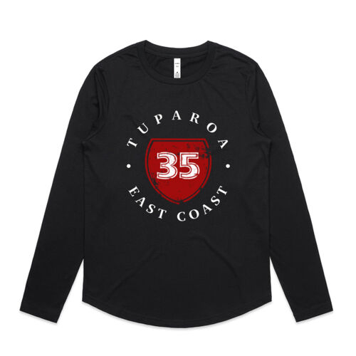 TUPAROA 35 - AS Colour Womens Curve Longsleeve Tee Thumbnail