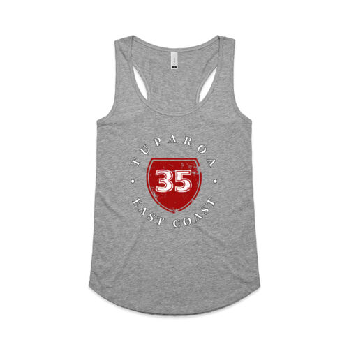 TUPAROA 35 - AS Colour Womens Yes Racerback Singlet Thumbnail