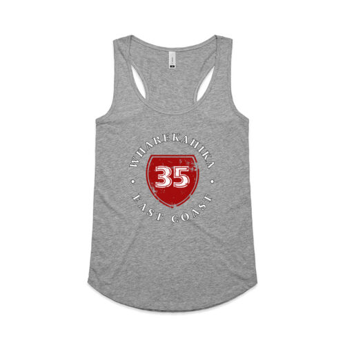 WHAREKAHIKA 35 - AS Colour Womens Yes Racerback Singlet Thumbnail