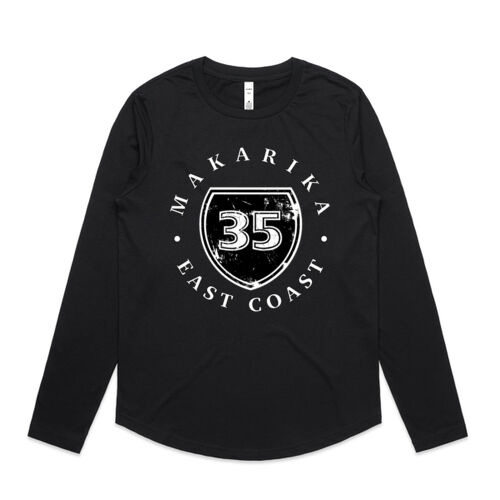 MAKARIKA 35 - AS Colour Womens Maple Curve Longsleeve Tee Thumbnail
