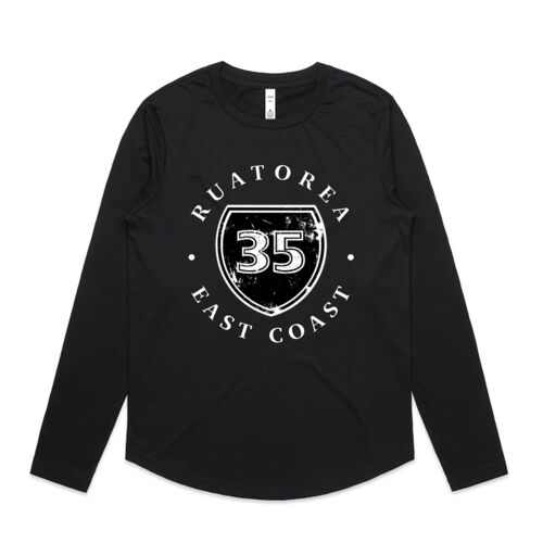 RUATOREA 35 - AS Colour Womens Curve Longsleeve Tee Thumbnail