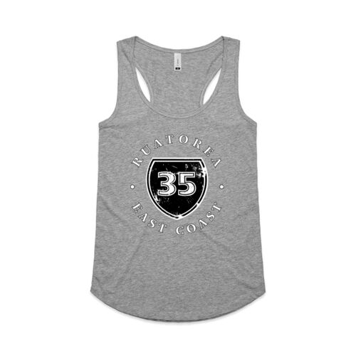 RUATOREA 35 - AS Colour Womens Yes Racerback Singlet Thumbnail