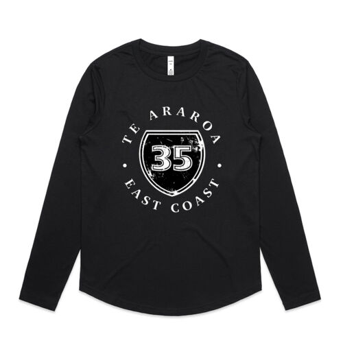 TE ARAROA 35 - AS Colour Womens Curve Longsleeve Tee Thumbnail