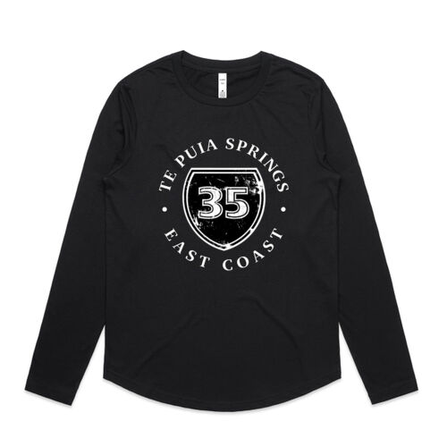 TE PUIA SPRINGS 35 - AS Colour Womens Curve Longsleeve Tee Thumbnail