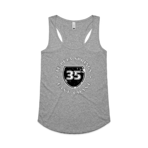 TE PUIA SPRINGS 35 - AS Colour Womens Yes Racerback Singlet Thumbnail