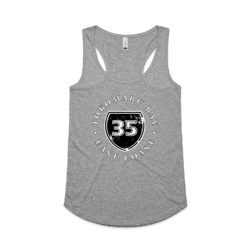 TOKOMARU BAY 35 - AS Colour Womens Yes Racerback Singlet Thumbnail
