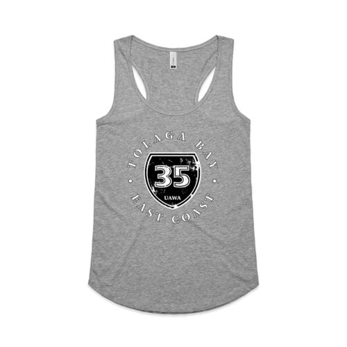 TOLAGA BAY 35 - AS Colour Womens Yes Racerback Singlet Thumbnail