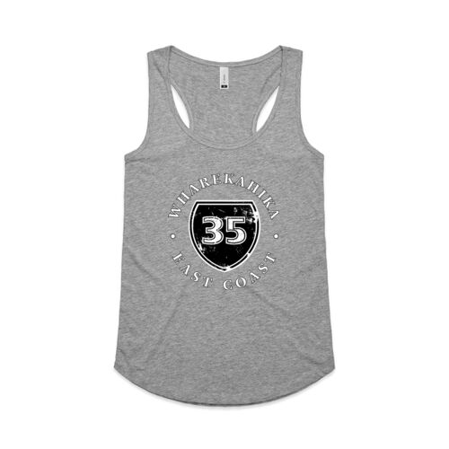 WHAREKAHIKA 35 - AS Colour Womens Yes Racerback Singlet Thumbnail