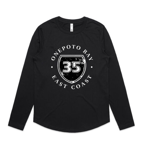 ONEPOTO BAY 35 - AS Colour Womens Curve Longsleeve Tee Thumbnail