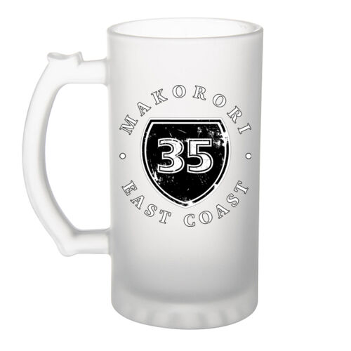 MAKORORI (Distressed) 1.0 - Frosted Glass Beer Mug Thumbnail